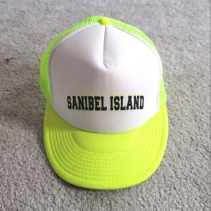 Cobra Sanibel Lime Green Mesh Snapback Trucker Hat